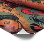 Tattooed Nurse Pin-up Perfect Poster (Hoek)