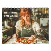Tattooed Pizza – 2026 Calendar   Kalender (Hoes)