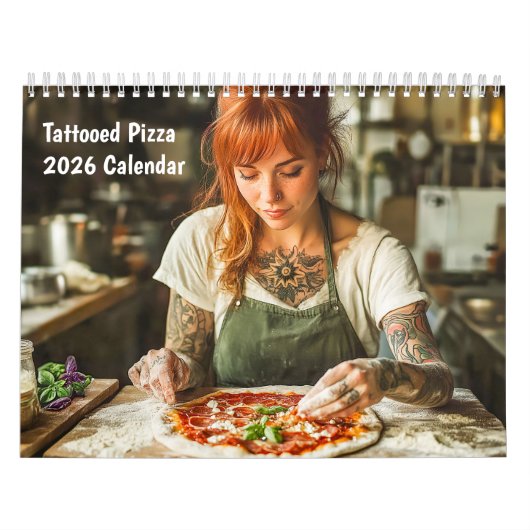 Tattooed Pizza – 2026 Calendar   Kalender (Hoes)