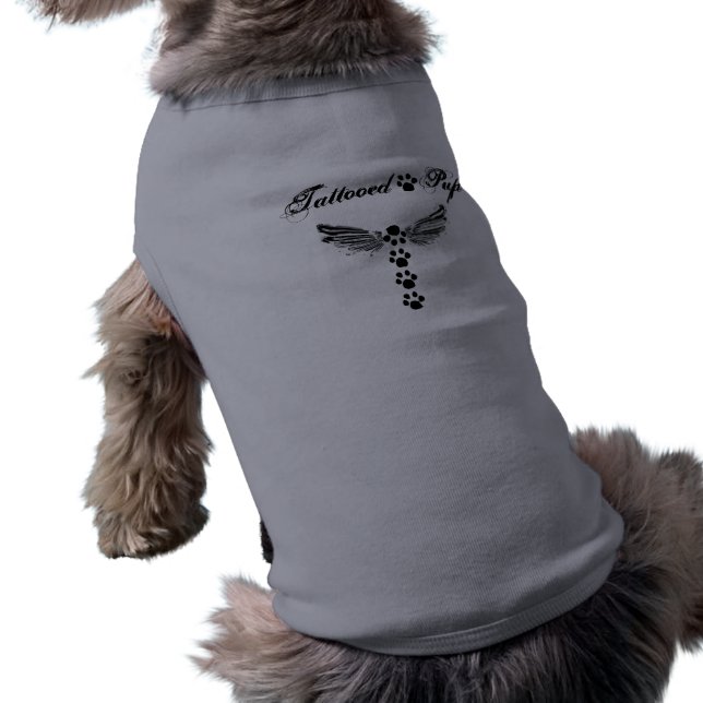 Tattooed Pup T-shirt (Achterkant)