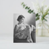 Tattooed Sailor Girl  B&W foto  Briefkaart (Staand voorkant)