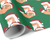 Tattooed Santa Cadeaupapier (Rol Hoek)
