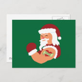 Tattooed Santa Feestdagenkaart (Voorkant / Achterkant)