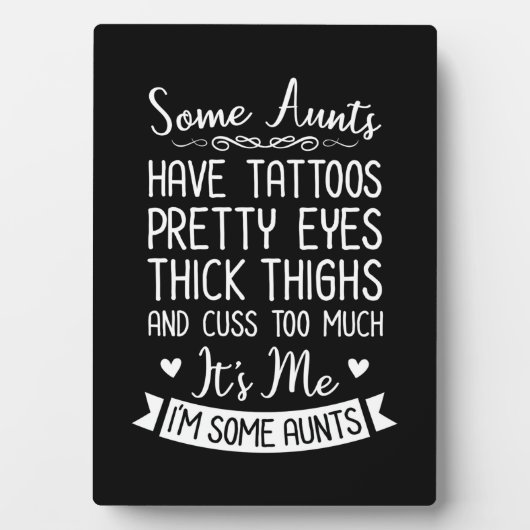 Tattooed tante fotoplaat (voorkant)