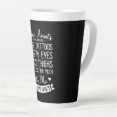 Tattooed tante latte mok (Rechterhoek)