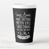 Tattooed tante latte mok (Voorkant)