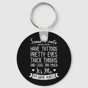 Tattooed tante sleutelhanger
