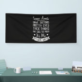 Tattooed tante spandoek (Beurs)