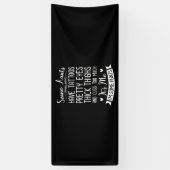 Tattooed tante spandoek (Verticaal)