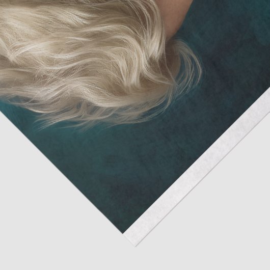 Tattooed Woman Dragon Fantasy Tissue Paper Tissuepapier (Detail)