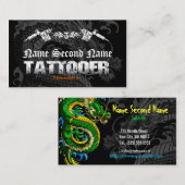 Tattooer Japanse draak Visitekaartje (Voorkant / Achterkant)