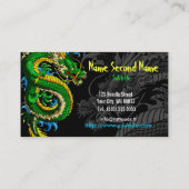 Tattooer Japanse draak Visitekaartje (Achterkant)