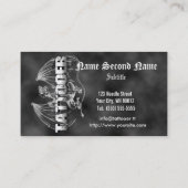 Tattooer Medieval Dragon Visitekaartje (Achterkant)