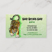 Tattooer Tiger Visitekaartje (Achterkant)
