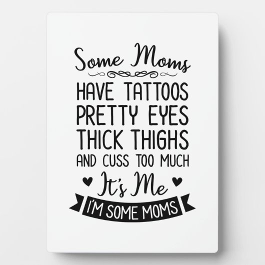 Tattoog mam Ik ben het Fotoplaat (voorkant)