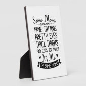 Tattoog mam Ik ben het Fotoplaat (Zijkant)