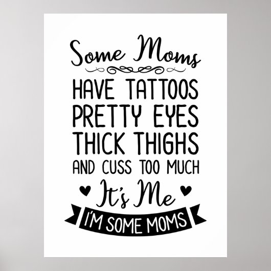 Tattoog mam Ik ben het Poster (Voorkant)