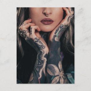 Tattoog Modelkunstfotografie Briefkaart