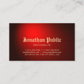 Tattooistisch Tattoo Kunstkunstenaar Creative Blac Visitekaartje (Voorkant)