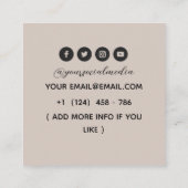 Tattoos Artist Graphic Visitekaartje (Achterkant)