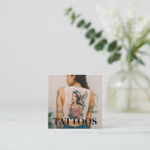 Tattoos Artist Graphic Visitekaartje (Staand voorkant)