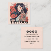 Tattoos Artist Graphic Visitekaartje (Voorkant / Achterkant)