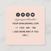 Tattoos Artist Graphic Visitekaartje (Achterkant)