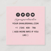 Tattoos Artist Graphic Visitekaartje (Achterkant)