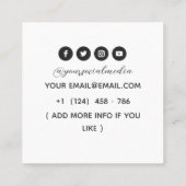 Tattoos Artist Graphic Visitekaartje (Achterkant)