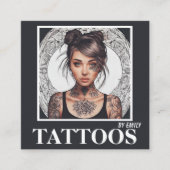 Tattoos Artist Graphic Visitekaartje (Voorkant)