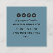 Tattoos Artist Graphic Visitekaartje (Achterkant)