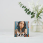 Tattoos Artist Graphic Visitekaartje (Staand voorkant)