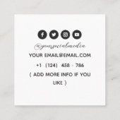 Tattoos Artist Graphic Visitekaartje (Achterkant)