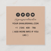 Tattoos Artist Graphic Visitekaartje (Achterkant)