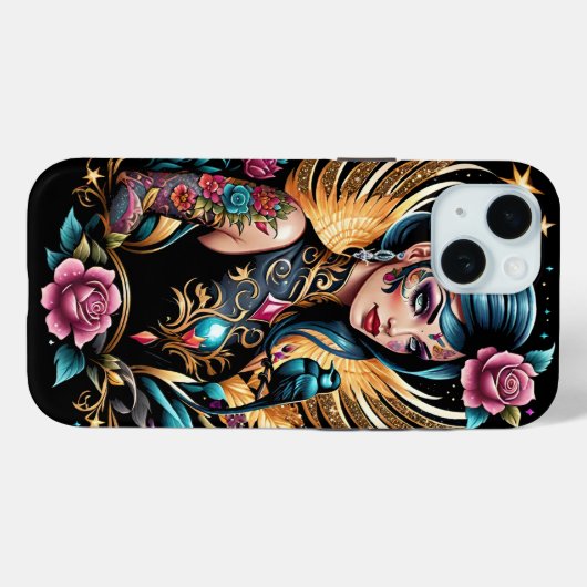 Tattoos en Rozen 2 Case-Mate iPhone Case (Achterkant (horizontaal))