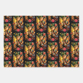 Tattoos en Rozen 2 Inpakpapier Vel (Voorkant 3)