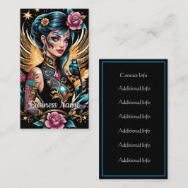 Tattoos en Rozen 2 Visitekaartje