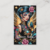 Tattoos en Rozen 2 Visitekaartje (Voorkant)