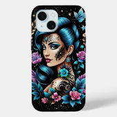 Tattoos en Rozen Case-Mate iPhone Case (Achterkant)