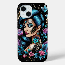 Tattoos en Rozen iPhone 15 Case