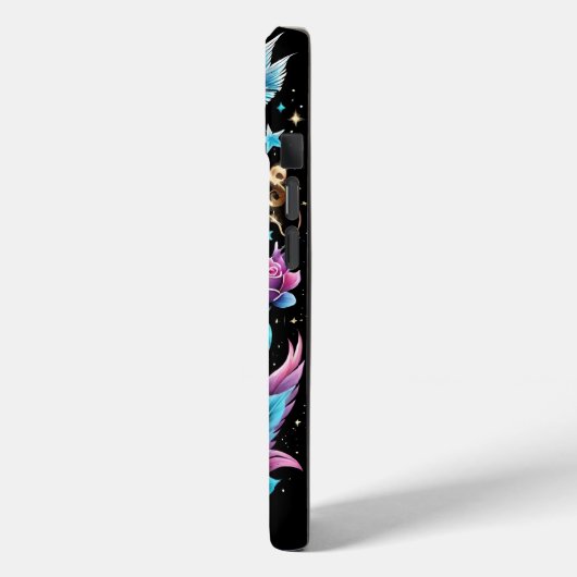 Tattoos en Rozen Case-Mate iPhone Case (Achterkant / Links)