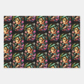 Tattoos en Rozen Inpakpapier Vel (Voorkant 3)