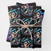 Tattoos en Rozen Inpakpapier Vel (In situ)