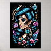 Tattoos en Rozen Poster (Voorkant)