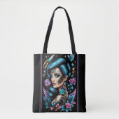Tattoos en Rozen Tote Bag (Voorkant)