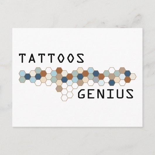 Tattoos Genius Briefkaart (Voorkant)