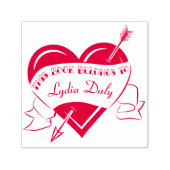 Tattoos Hart met Pijl Boekplaat Stempel (Design)