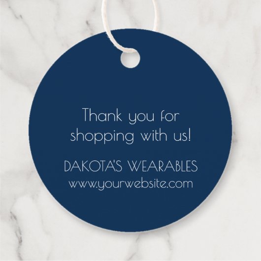 Tattoos Line Art | Abstract Navy blauw donkergrijs Bedankjes Labels (Achterkant)