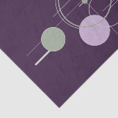 Tattoos Linework | Boheems Paarse groene Abstract Tissuepapier (Detail)