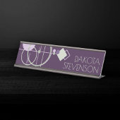 Tattoos Linework | Boheemse Paarse groene branding Bureau Naambordje